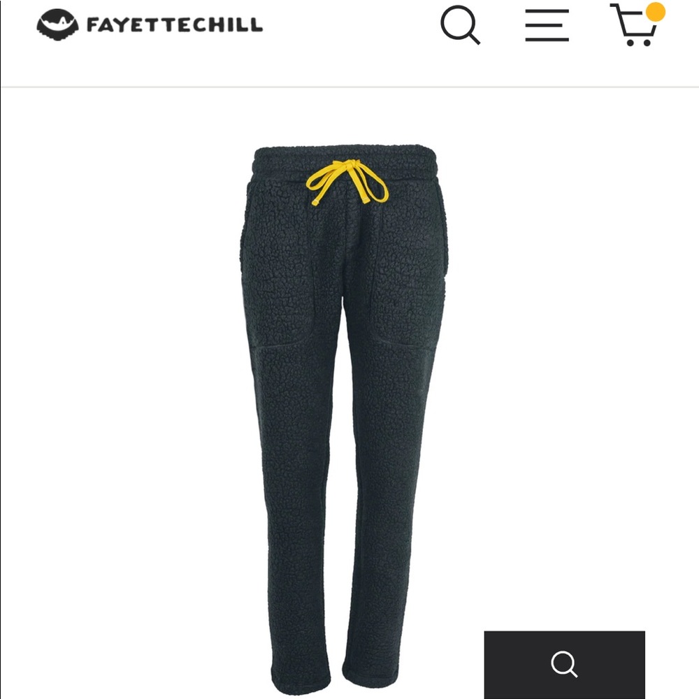 NWOT Fleece pants Fayettechill